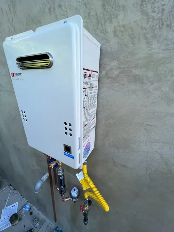 Tankless water heater installation for Tyler homes